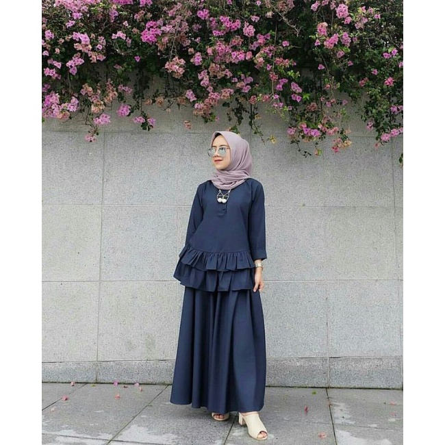 gamis  simpel//gamis terbaru//baju gamis kekinian2025