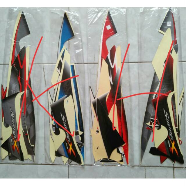 Striping supra x 125 r 2008