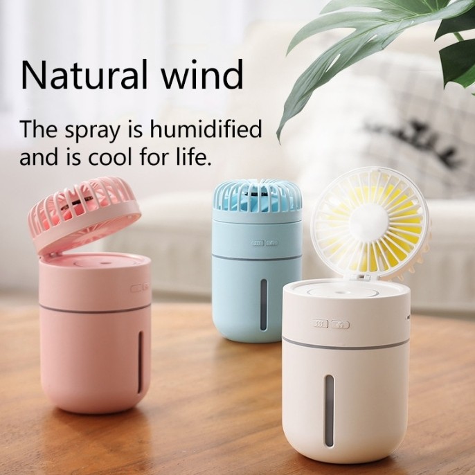 Humidifier Spray Kipas 5 in 1 Portable all purpose diffuser serbaguna