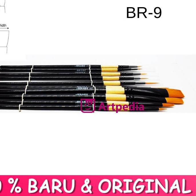 

HOT SALE!! KODE-770 Joyko Brush Set 10 BR-9 / Kuas Lukis Set 10 / Kuas lukis Joyko