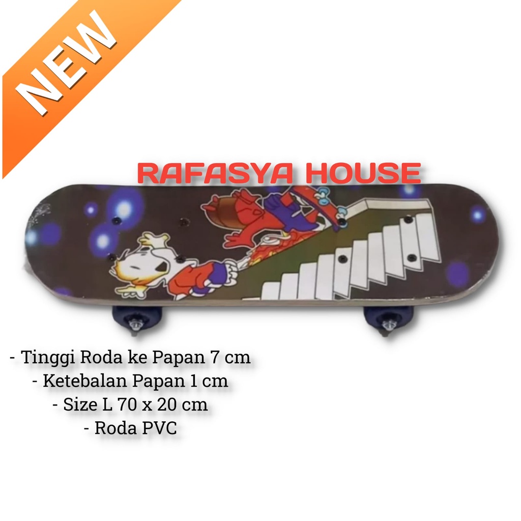 PAPAN LUNCUR SKATEBOARD FULLSET DEWASA BESAR KAYU LONG CODE 2806