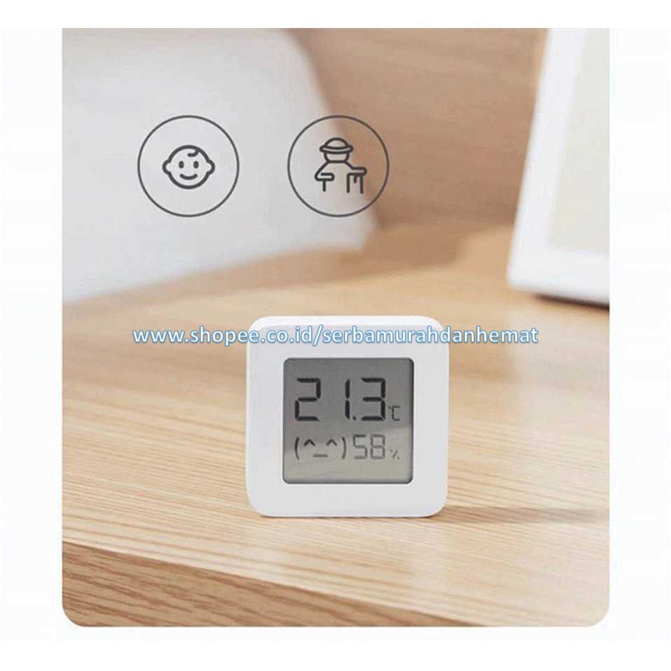 Bluetooth Higrometer Sensor Suhu Ruangan Kelembaban MIJIA E-Ink Humidity Thermostat Thermometer 2