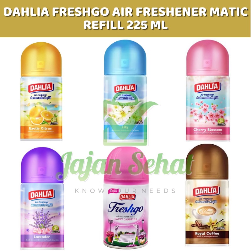 Dahlia Freshgo Air Freshener Matic Refill 225ml