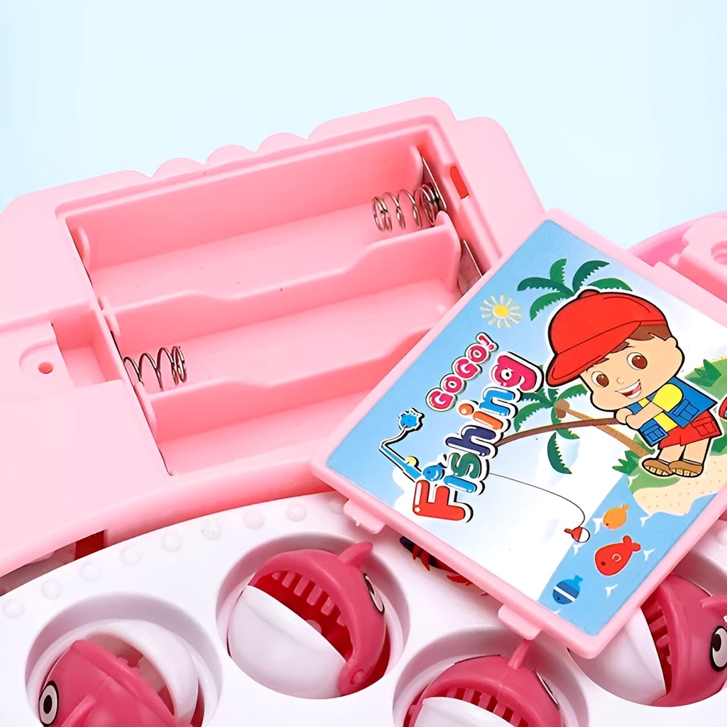 44pcs Fishing Game Jumbo | Mainan Seru Untuk Keluarga | Mainan Pancing Ikan Anak | Mainan Pancingan Magnet Ikan