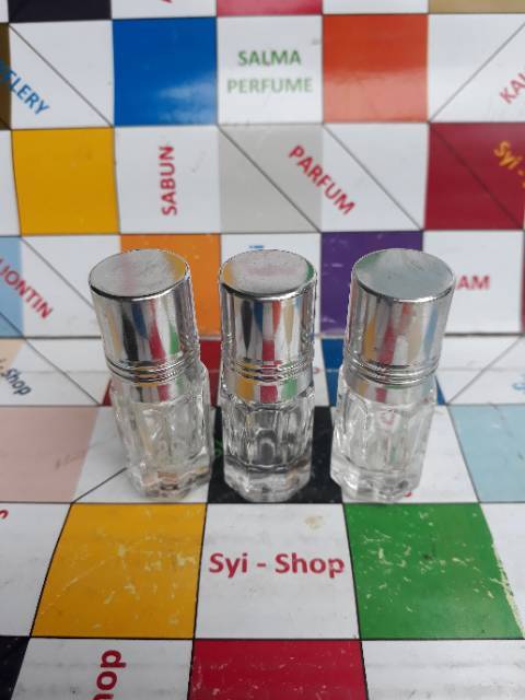 Botol Tester Parfum Roll On 3 ml Perak