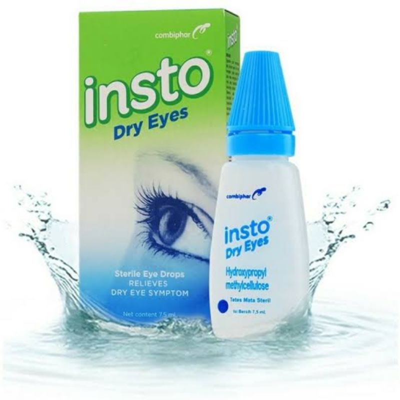 Insto Dry Eyes / Obat Tetes Mata / Meringankan Mata Merah / Iristasi