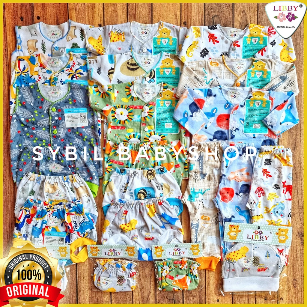 LIBBY Paket Lengkap Baju Bayi 0 6 Bln Original LIBBY LIBBY Paket Lengkap Baju Bayi 0 6 Bln Original LIBBY