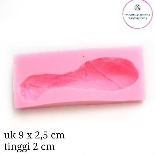 ,,,,,,,] cetakan silikon kue /fondant paha ayam