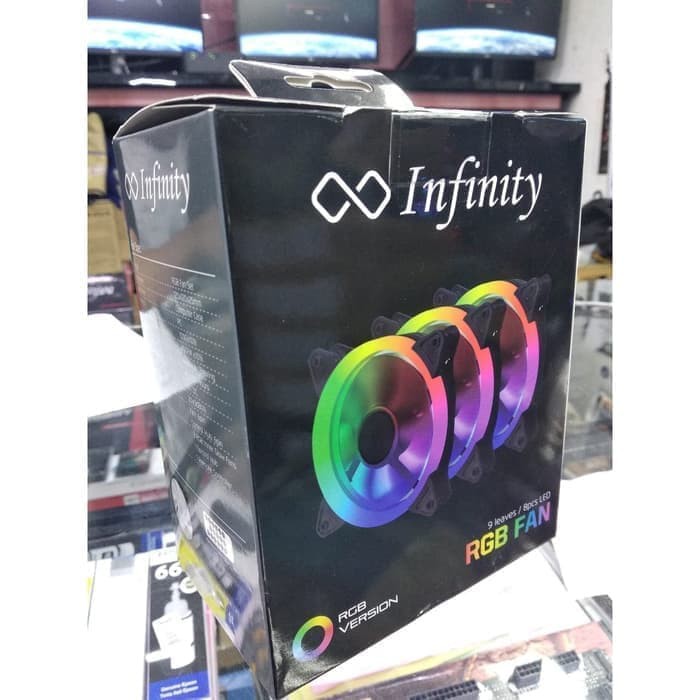 Fan Casing Infinity RGB OUTER RING 3 Pack (REMOTE+CONTROLER)