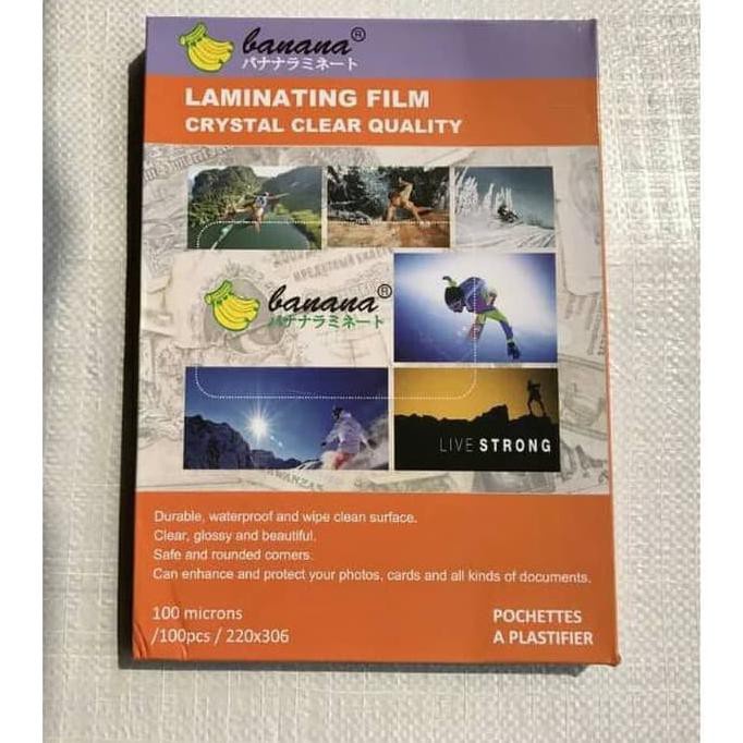 

Plastik laminating A4 (1 pak isi 100pcs)