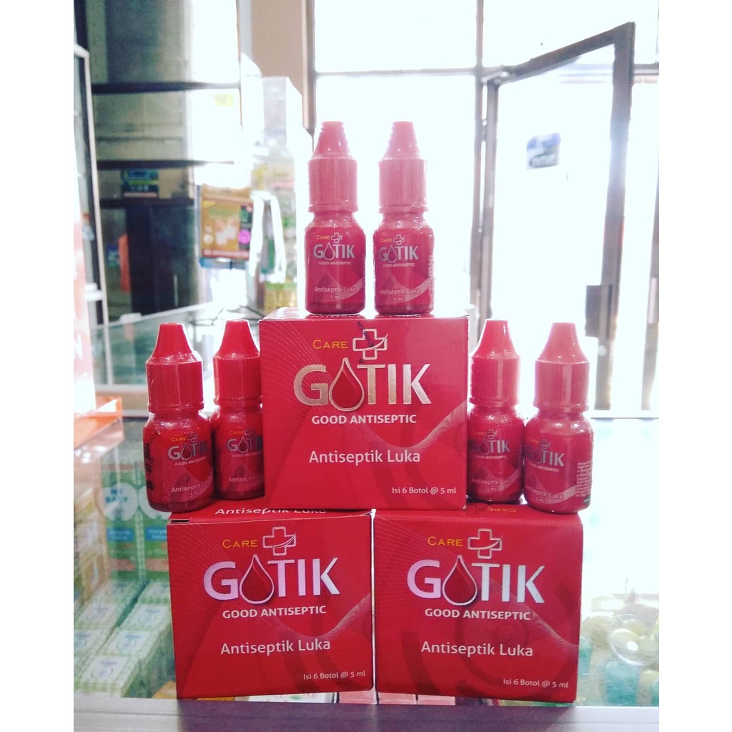 GOTIK BOTOL 5 ML - Antiseptik Pembersih Luka P3K Antiseptic