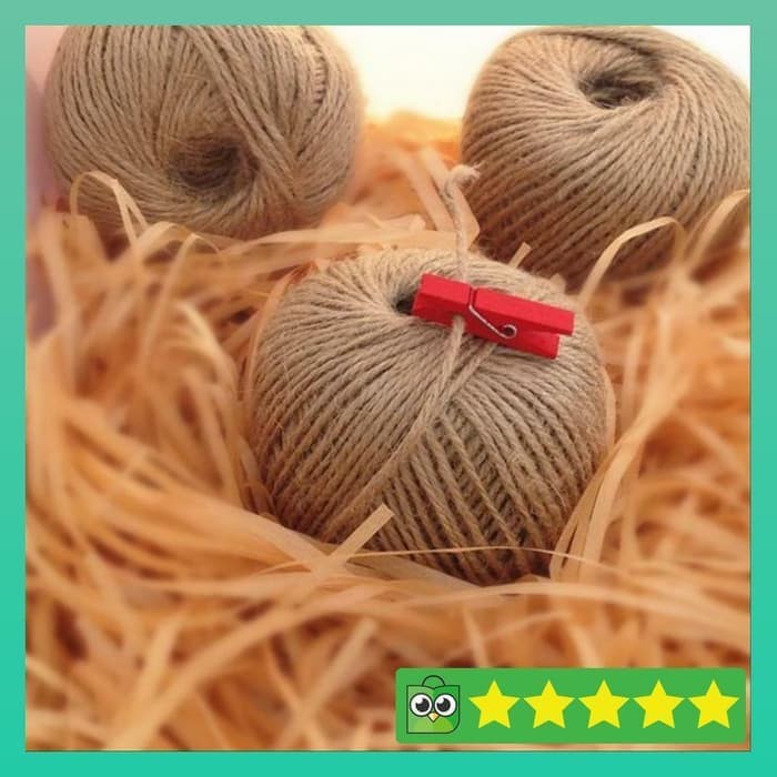 Hemp Rape 70m Tali Rami pelengkap undangan dan kerajinan