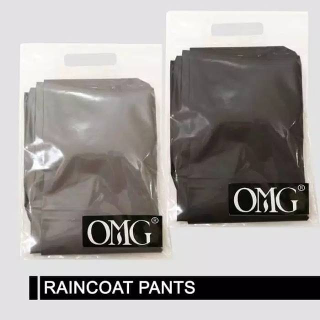 Celana Jas Hujan Saja Karet OMG Tebal Pria Wanita Raincoat Pants PVC Tebal 100% Waterproof Anti Air