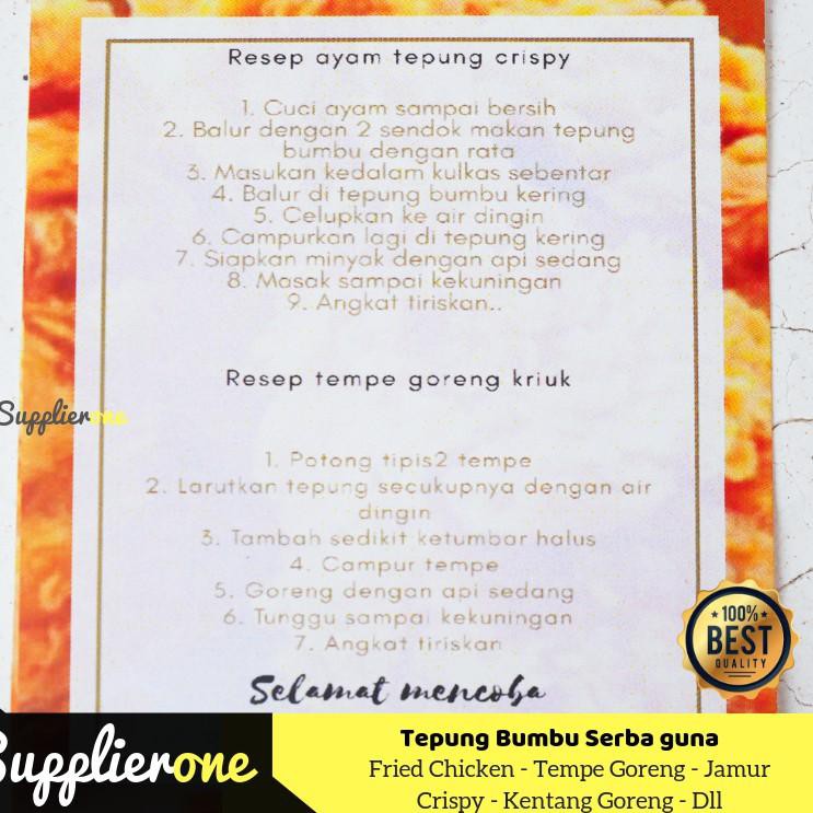Np Tepung Fried Chicken Tepung Kfc Tepung Ayam Goreng Tepung Crispy Tepung Bumbu Serbaguna Shopee Indonesia