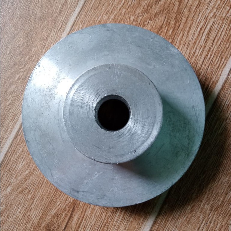 Pulley 4 Inch Penggerak Mesin Cetak Pakan No.12 Poli Puli Dudukan Ukuran 4 inch