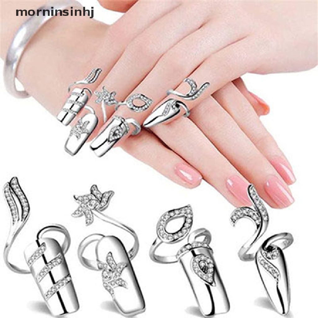 Mornin Set Cincin Kuku Lapis Silver Untuk Pesta