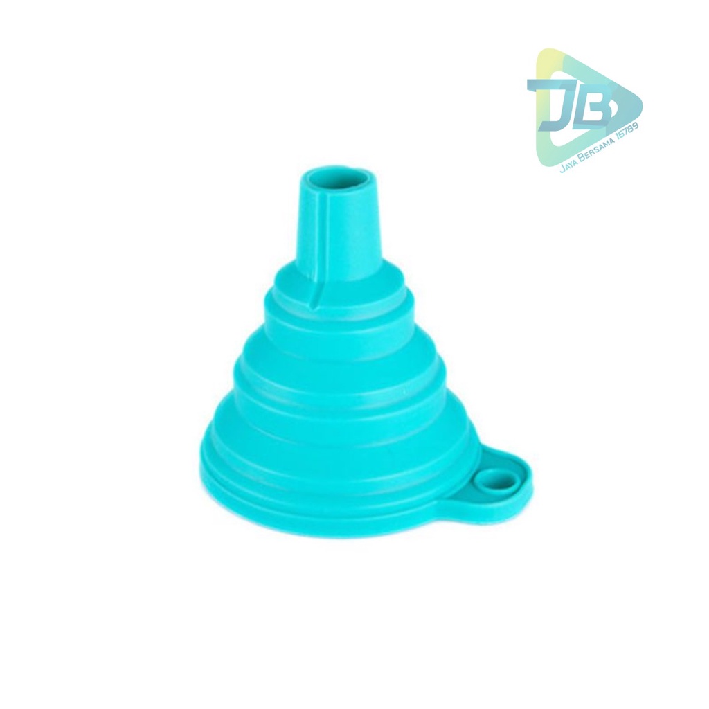 RT75 Corong Silikon Lipat untuk refill sabun minyak Sirup Portable Silicone Folding Funnel JB5463