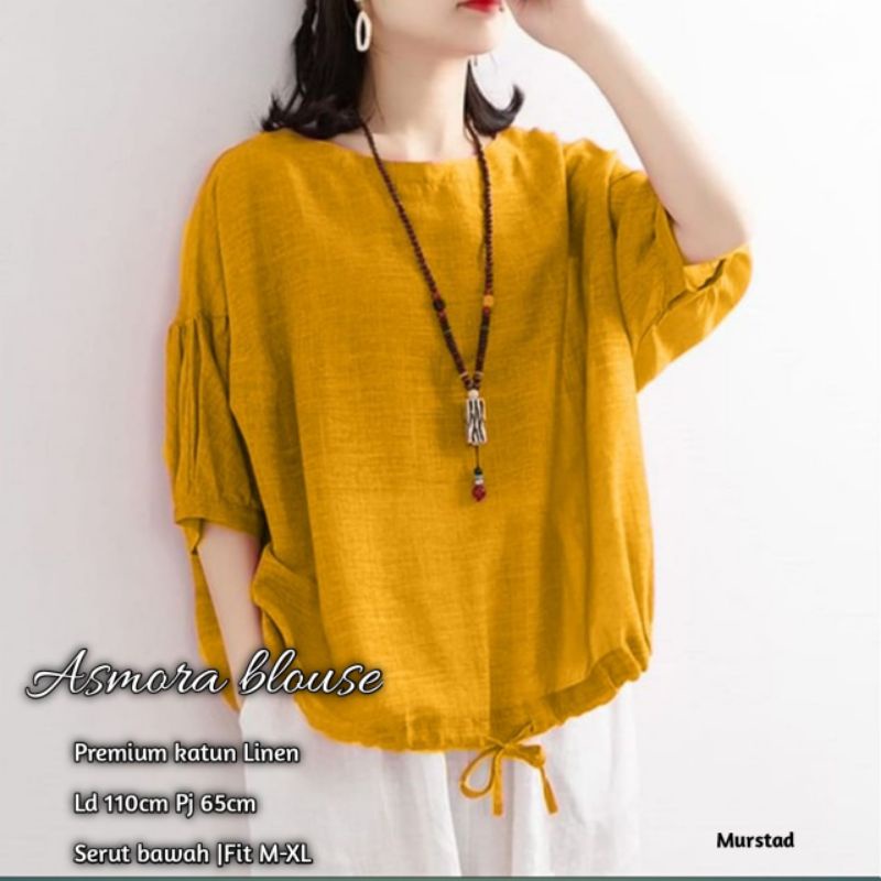 ASMORA BLOUSE BAJU WANITA TERBARU