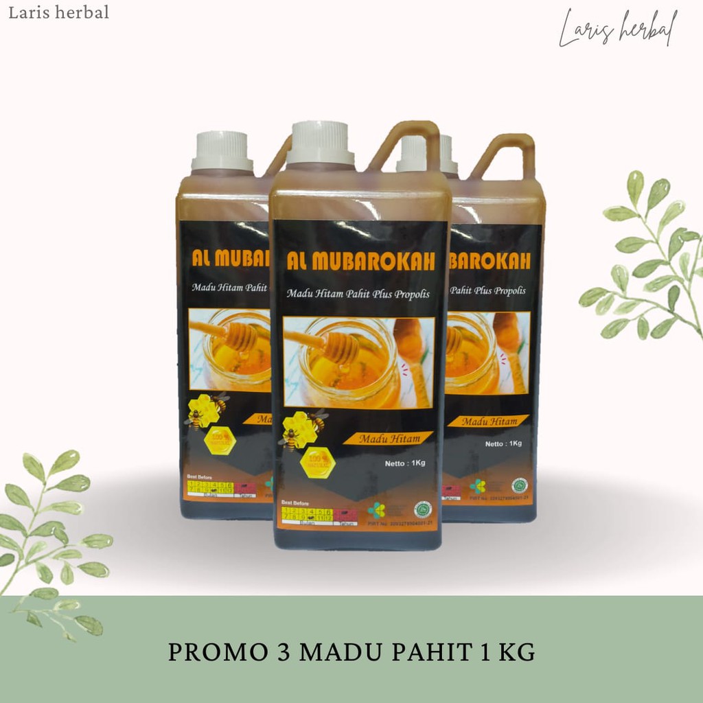 

Paket Promo 3 Madu Hitam Pahit Al Mubarokah 1 kg