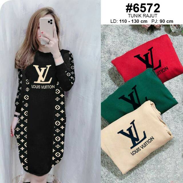 DRESS TUNIK LV RAJUT IMPORT 6572