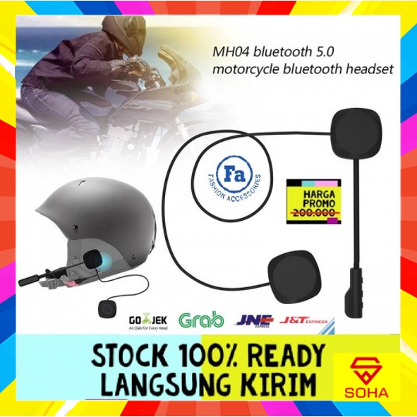 MH04 Bluetooth Helm Motor Wireless Headphone Helmet EarPhone Touring