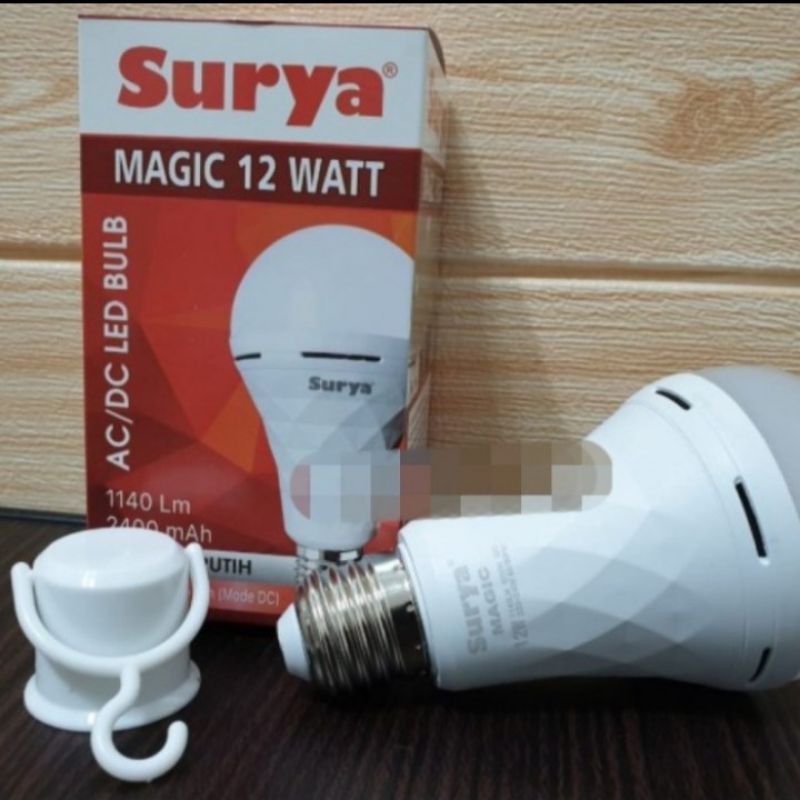 Lampu Emergency SURYA Magic 12 Watt AC/DC
