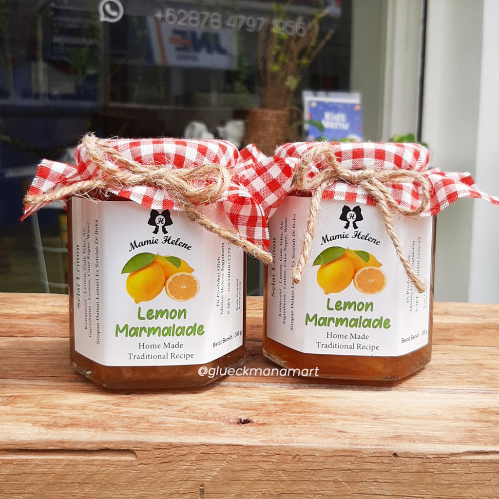 

Mamie Helene Jam- Lemon Marmalade / Selai / Spread 340 gr