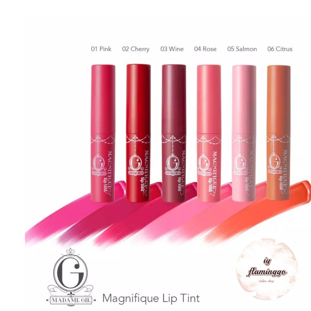 LIP TINT MADAME GIE / Madame Gie Magnifique Lip Tint / lipill madame gie