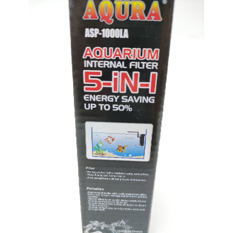 Promo murah pompa aquarium INTERNAL FILTER AQURA ASP 1000LA