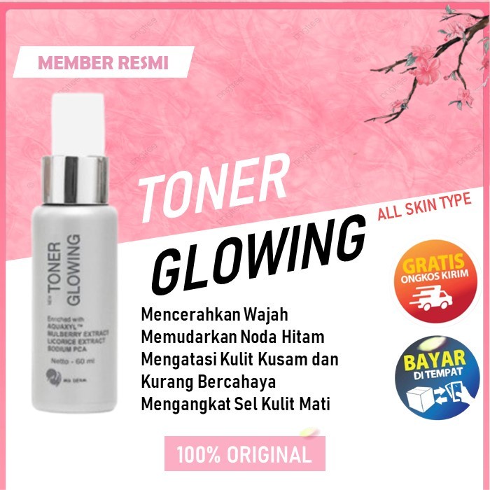 MS Glow Toner Glowing / Toner Ms Glow / Toner Glowing Ms Glow Ori
