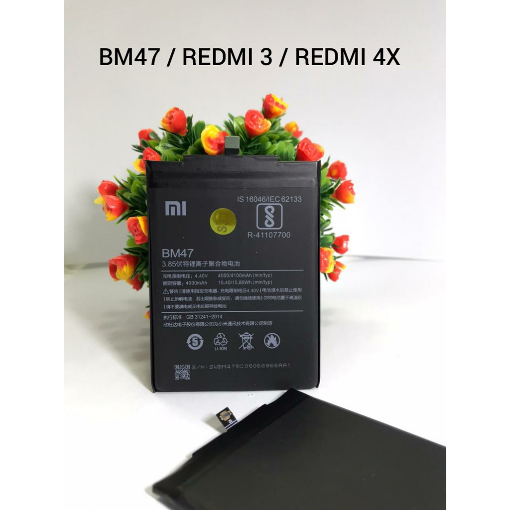 BATERAI ORIGINAL REDMI 3 / REDMI 4X BM47