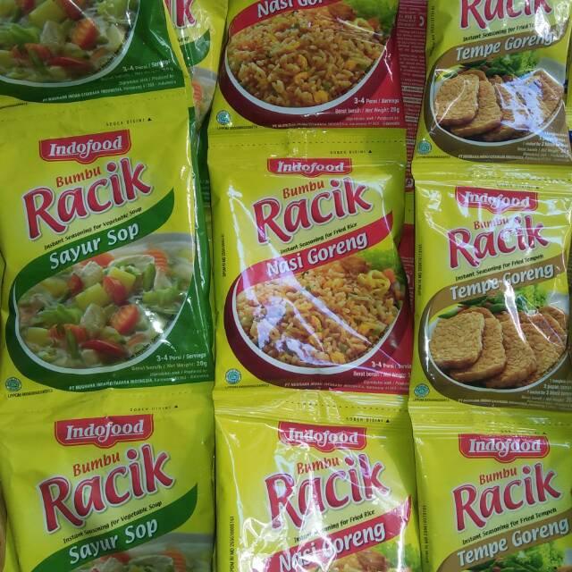 Indofood Bumbu Racik Instan 1 Renceng Shopee Indonesia