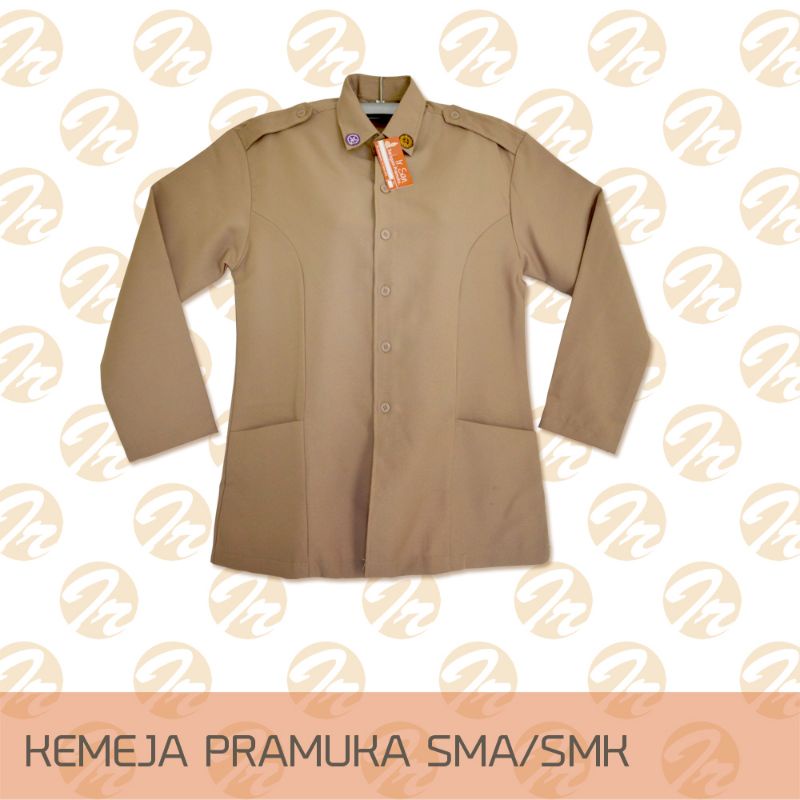 Baju Pramuka Wanita SMA/SMK Bahan RAPILO