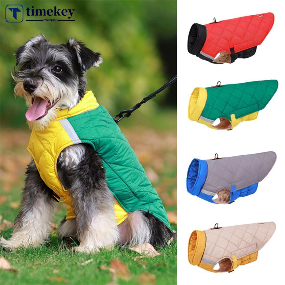 Timekey Baju Anjing Peliharaan Ukuran M-5XL Untuk Musim Gugur / Dingin O8Z1