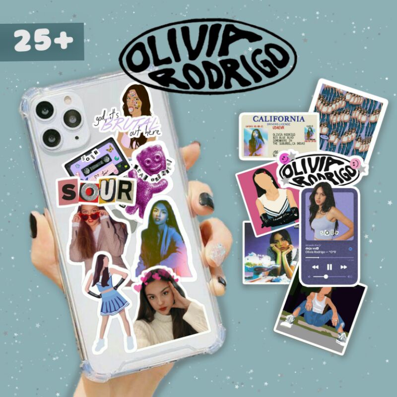 

[lapakkreasi] 50PCS STICKER OLIVIA | OLIVIA RODRIGO | SOUR | DEJA VU