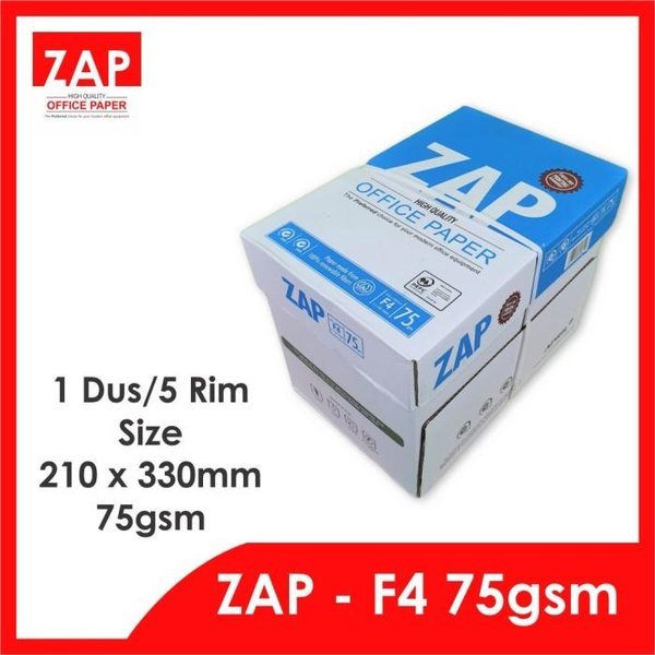 

kertas HVS F4 Zap 75 Gram/Kertas HVS Folio