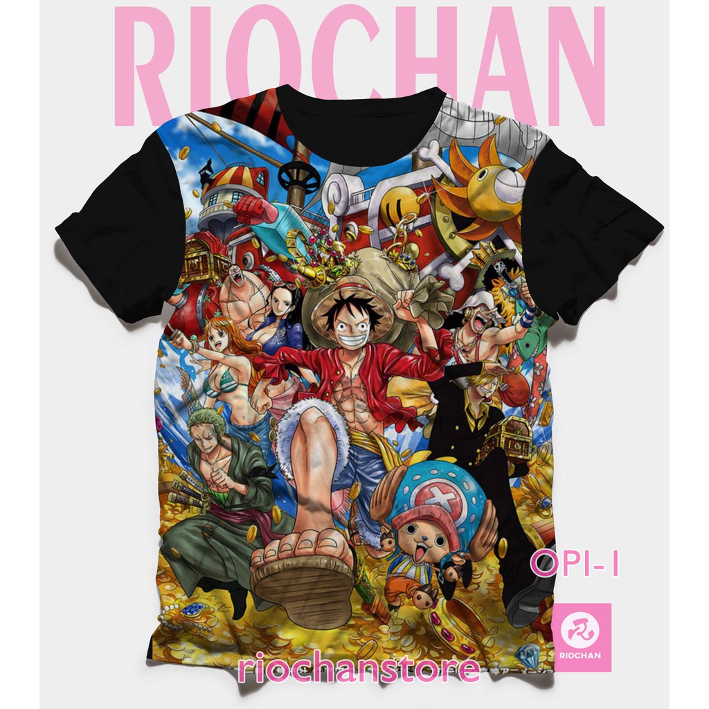Kaos Custom Anime Manga Komik One Piece