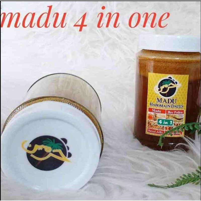 

Madu 4 in One: Madu + Royal Jelly + Bee Pollen + Propolis 220 gr