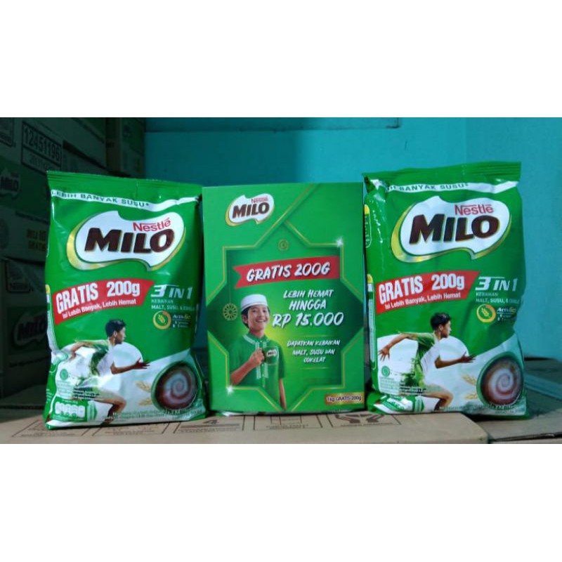 Milo 3in1 1kg +200gr