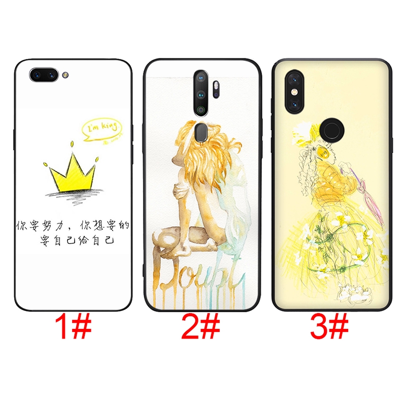 Soft Case Gambar Kartun Anak Perempuan Untuk Oppo A5 A9 A31 2020 A8 A12