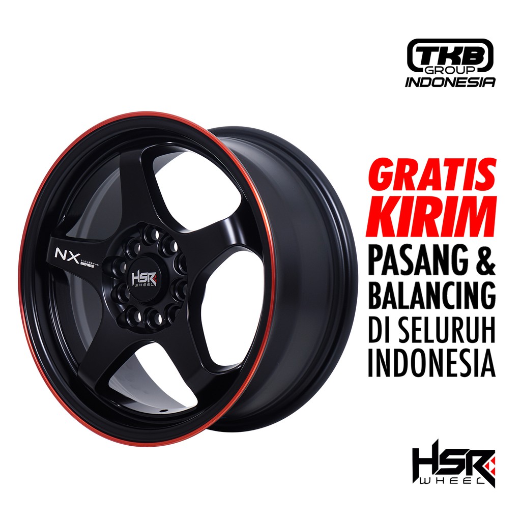 Velg Racing Ring 15 HSR KAILOLO JA157 velg mobil Xtrail Xpander