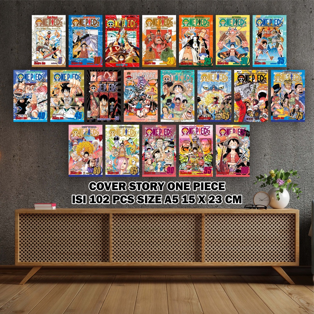 Poster One Piece Cover Story 102Pcs