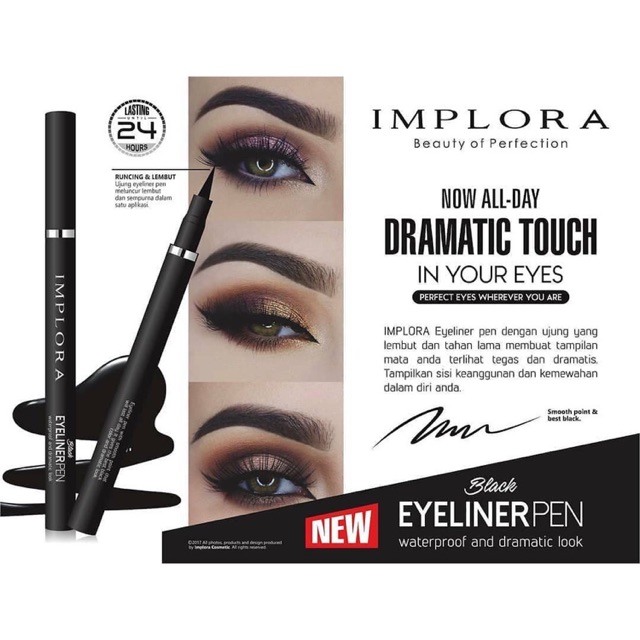 Implora Black Eyeliner Pen