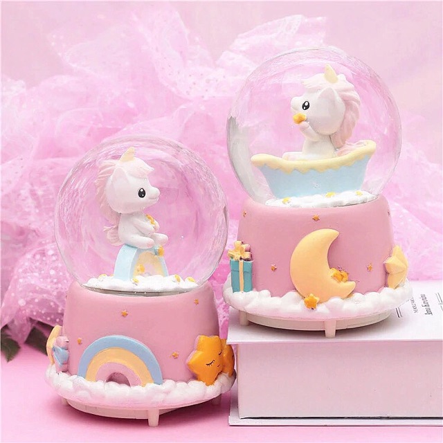 Snow Globe Baby Unicorn