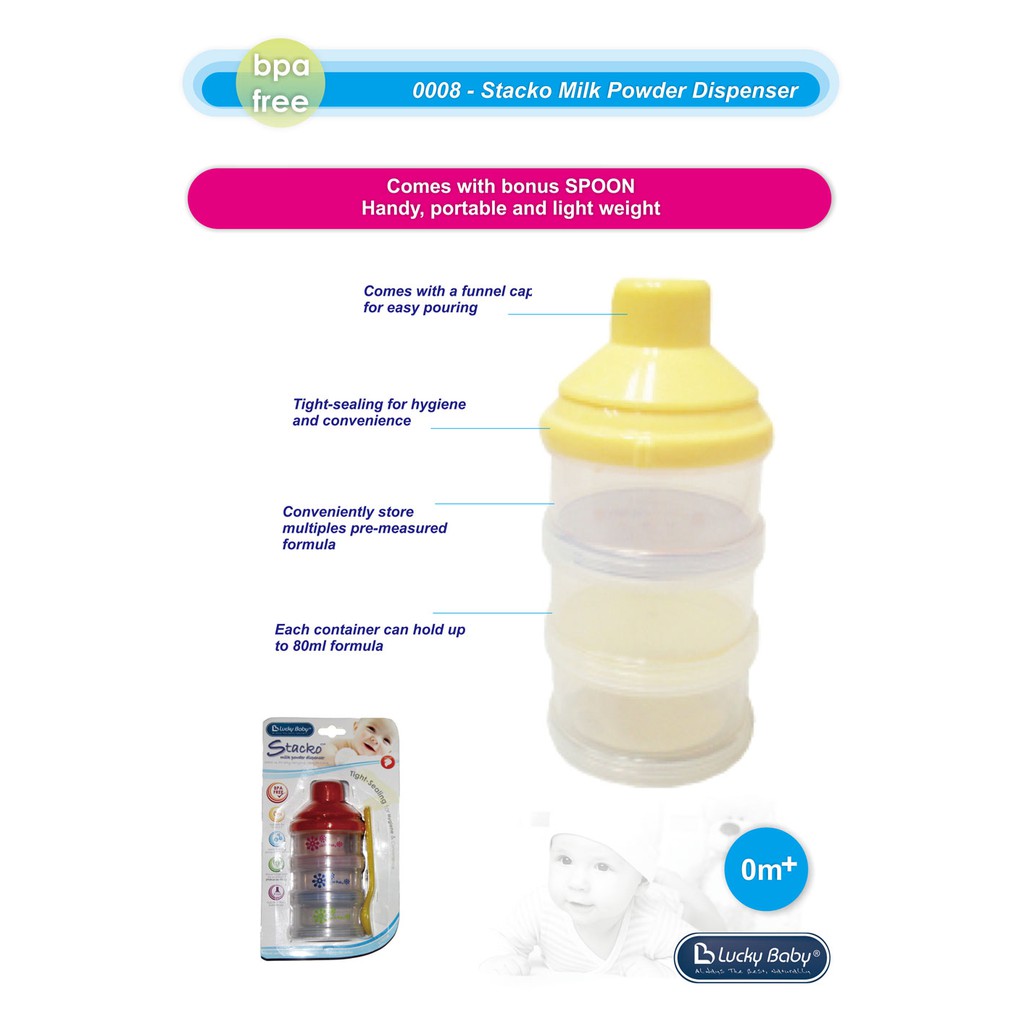 Lucky Baby Stacko Milk Powder Dispenser