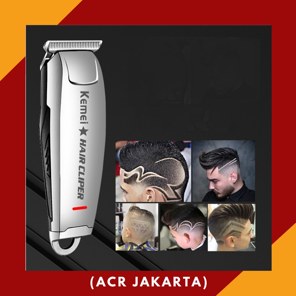 ALAT CUKUR RAMBUT KEMEI / HAIR CLIPPER KEMEI KM-2812 ALAT CUKUR RAMBUT ELEKTRIK TANPA KABEL