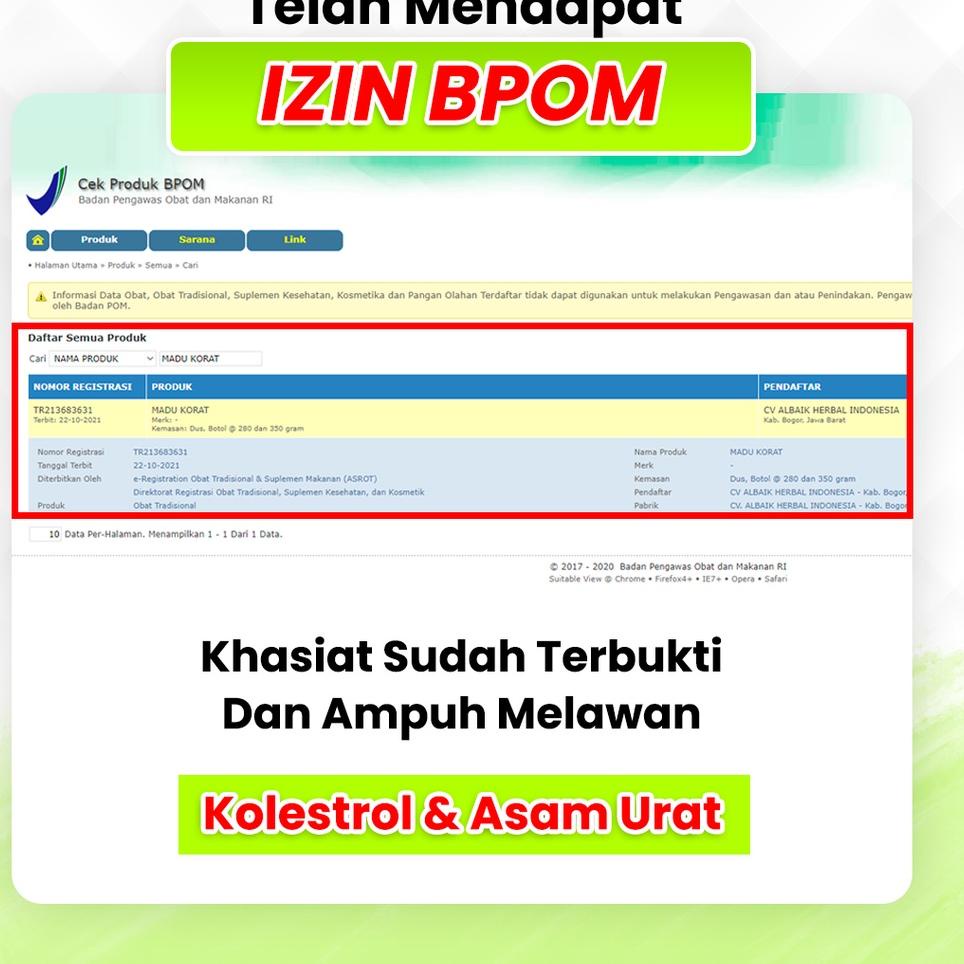 

Harga.termurah // Z9JBM Madu Korat Menyembuhkan Penyakit Kolesterol & Asam Urat Secara Alami //Sale