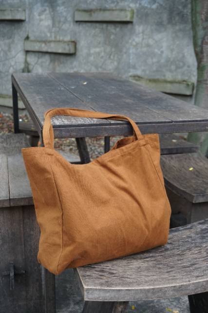 TOTEBAG POLOS BROWN / NUDIE BAG