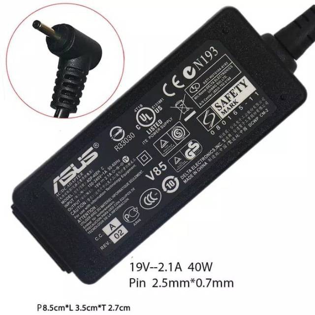 CHARGER /CASAN LAPTOP ASUS 19V 2.1A ASUS Eee PC 1225 1225B 1225C ORIGINAL