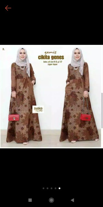 Gamis Batik Cikita Genes Saku Samping Batik Busui Putrajaya Exclusiveexclusive